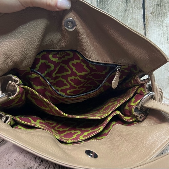 orYANY - Tan with green and dark red crossbody - Picture 8 of 12